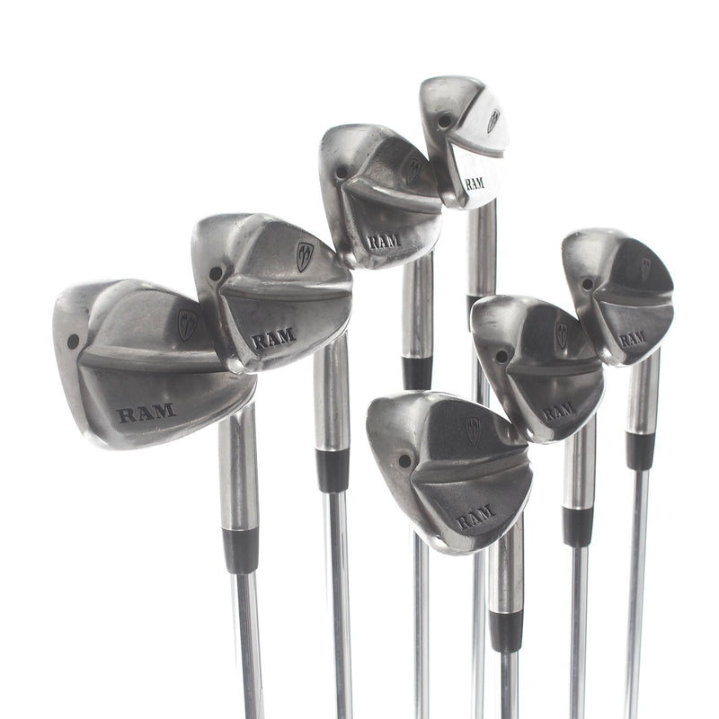 Ram FX77 Steel Mens Right Hand Irons 4-PW Regular - KBS Tour 90