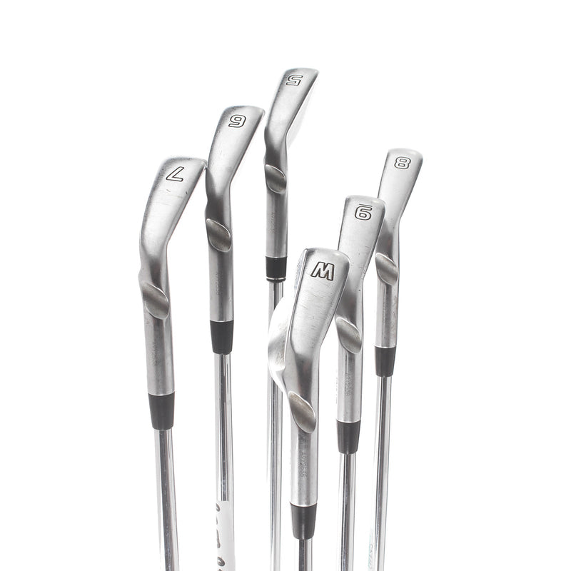 Ping i500 Steel Mens Right Hand Irons 5-PW Red Dot 1* Flat Stiff - True Temper Dynamic Gold S300