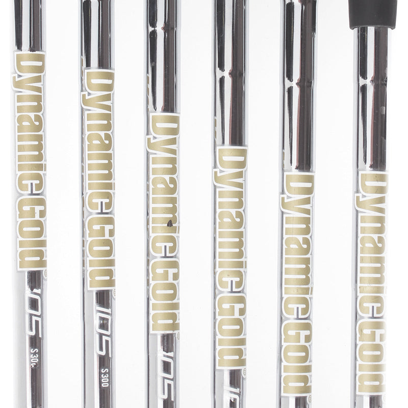 Ping i500 Steel Mens Right Hand Irons 5-PW Red Dot 1* Flat Stiff - True Temper Dynamic Gold S300