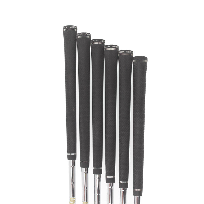 Ping i500 Steel Mens Right Hand Irons 5-PW Red Dot 1* Flat Stiff - True Temper Dynamic Gold S300