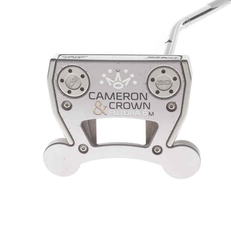 Scotty Cameron Cameron & Crown 6M Mens Right Hand Putter 35" Mallet - Superstroke Wrist Lock