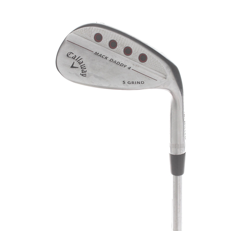Callaway Mack Daddy 4 Steel Mens Right Hand Sand Wedge 54* 10 Bounce S Grind Stiff - Dynamic Gold 115 S200
