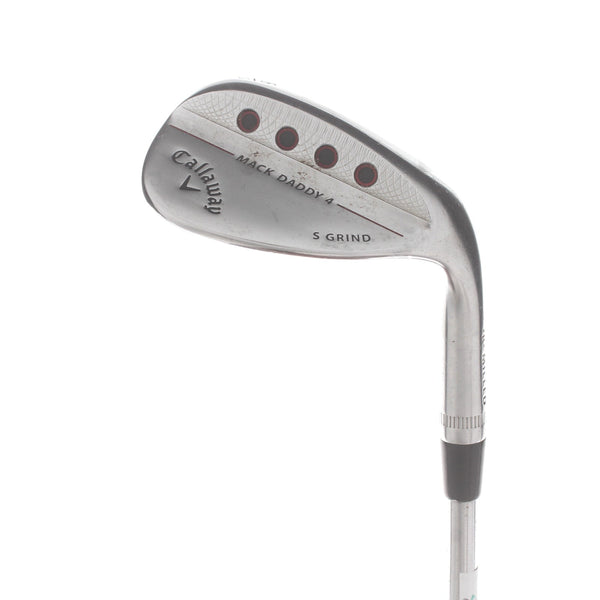 Callaway Mack Daddy 4 Steel Mens Right Hand Lob Wedge 58* 10 Bounce S Grind Stiff - Dynamic Gold 115 S200