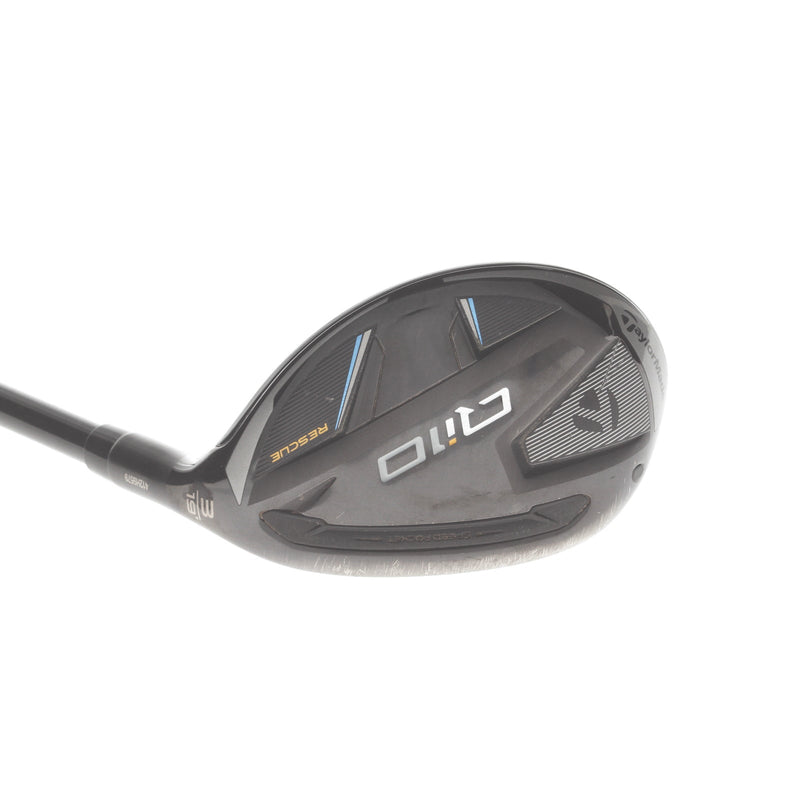 TaylorMade Qi10 Graphite Mens Right Hand 3 Hybrid 19* Stiff - Fujikura Ventus TR HB 7-S