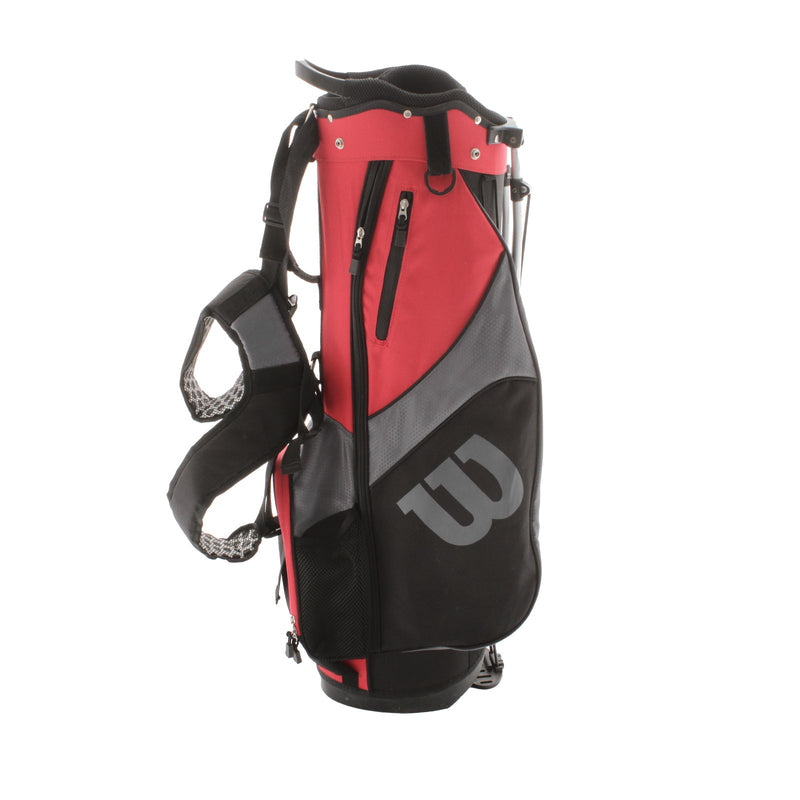Wilson Staff Stand Bag - Black/Red/Grey