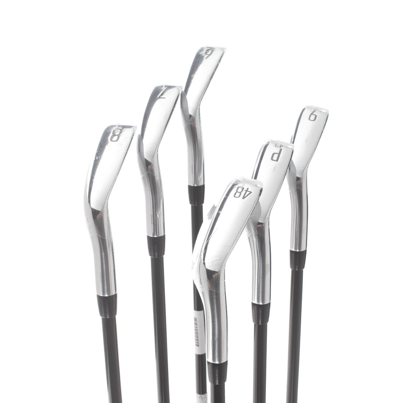 Titleist T350 2023 Graphite Mens Right Hand Irons 6-GW -0.5" 1* Flat Senior - Tensei AV Series Red AM(2)