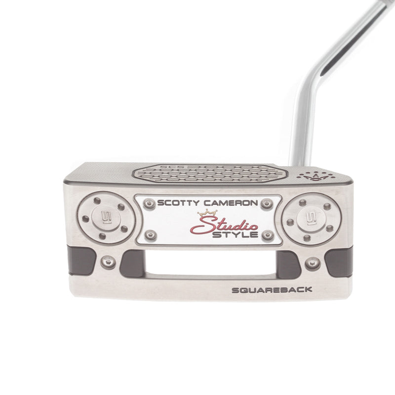 Scotty Cameron Studio Style Squareback Mens Right Hand Putter 35" Mallet - Scotty Cameron Grip