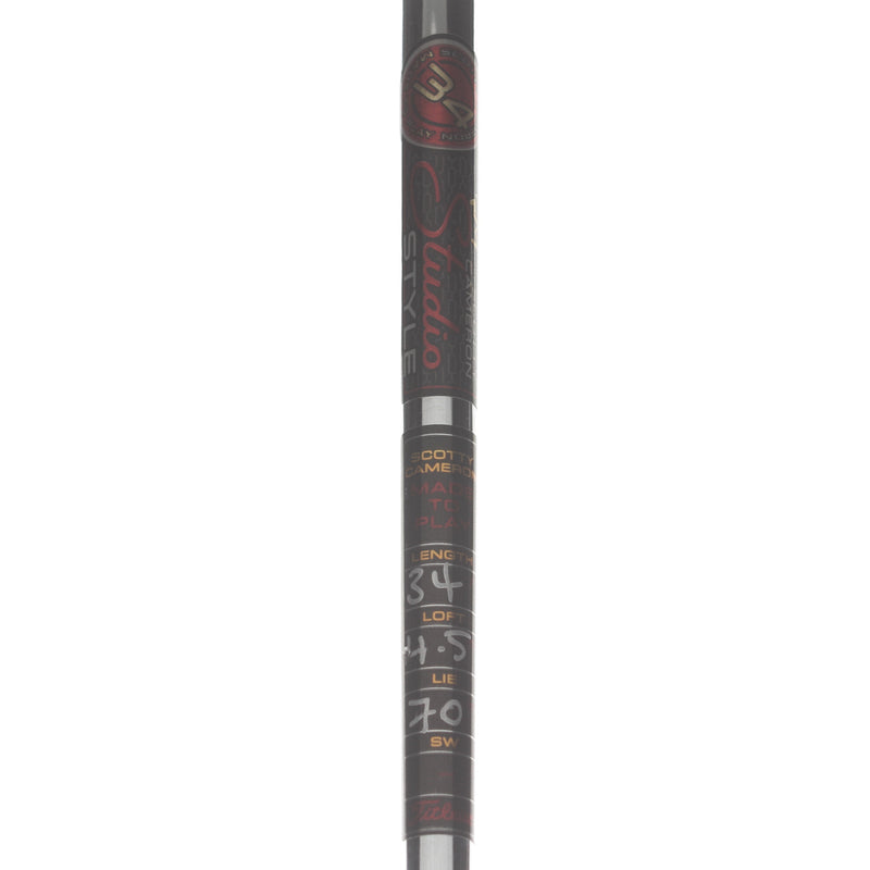 Scotty Cameron Studio Style Squareback Mens Right Hand Putter 34" Mallet - Scotty Cameron Grip