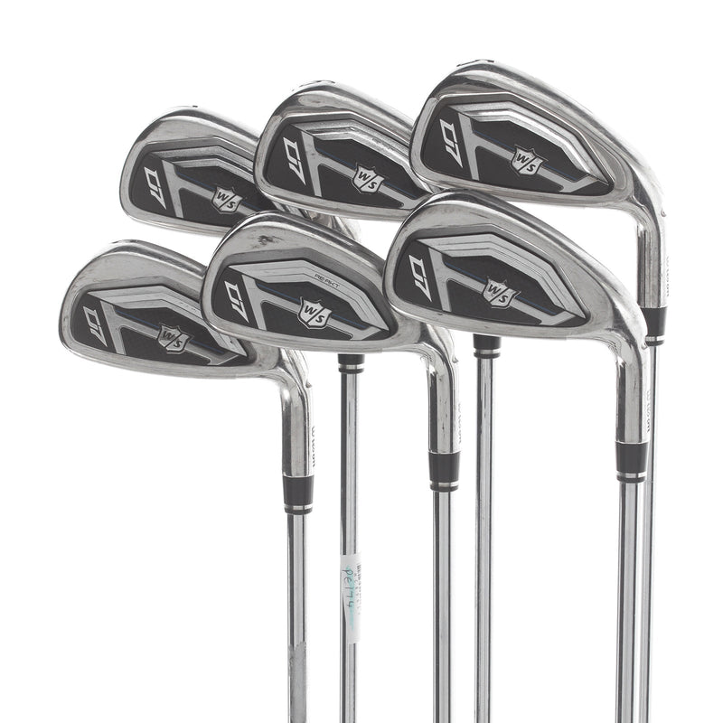 Wilson D7 Steel Mens Right Hand Irons 5-PW Regular - KBS Tour 80
