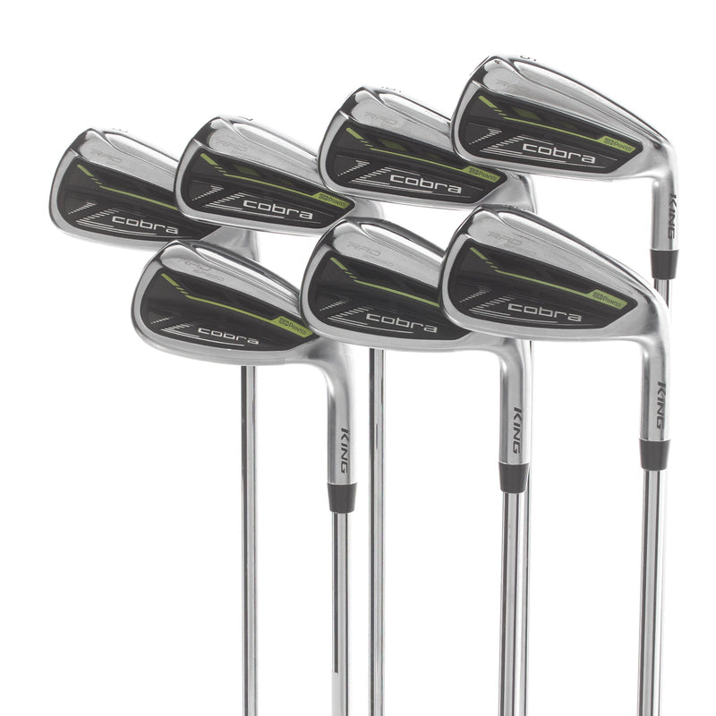 Cobra Radspeed Steel Mens Right Hand Irons 5-SW Regular - KBS Tour 90