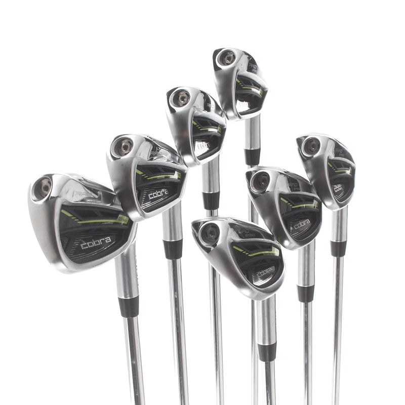 Cobra Radspeed Steel Mens Right Hand Irons 5-SW Regular - KBS Tour 90