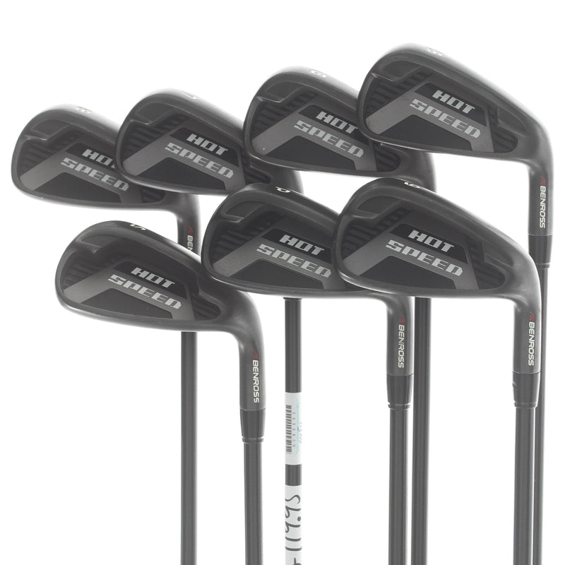 Benross Hot Speed Graphite Mens Right Hand Irons 5-SW Regular - Aldila Hot Core