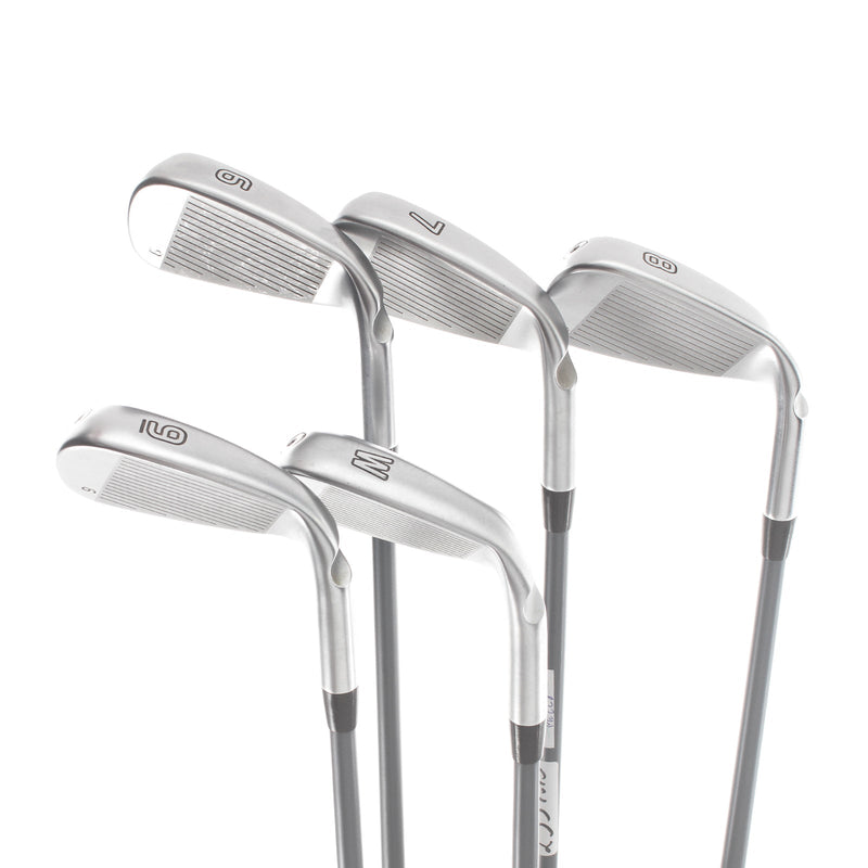 Ping G425 Graphite Mens Left Hand Irons 6-PW Green Dot 2* Upright Senior - Alta CB AWT