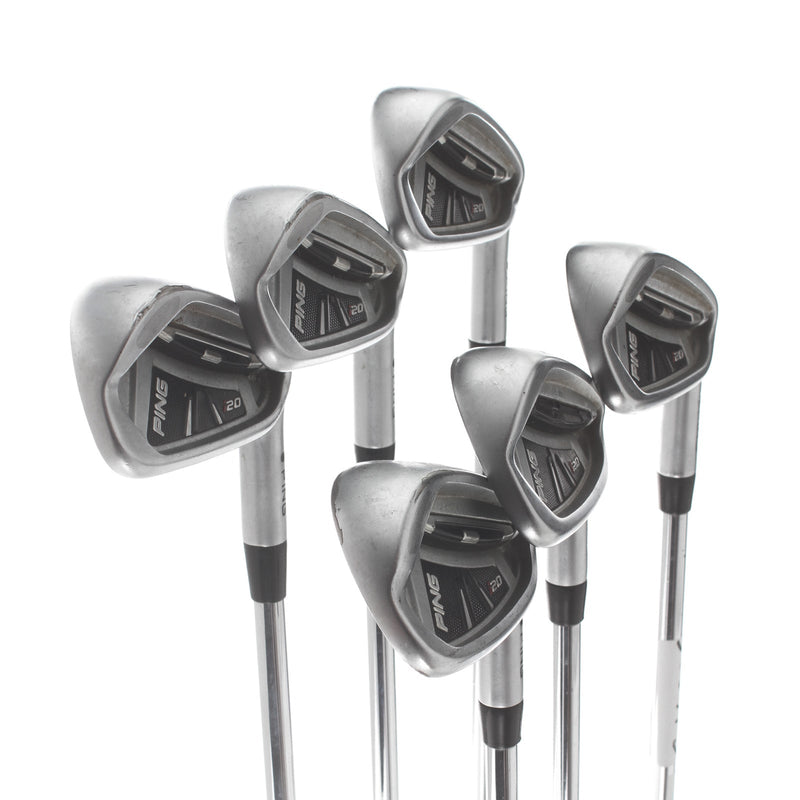 Ping i20 Steel Mens Right Hand Irons 4-9 Black Dot Regular - Ping CFS