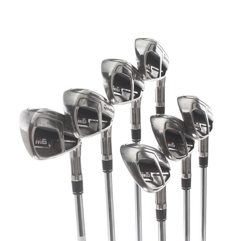 TaylorMade M6 Steel Mens Right Hand Irons 4-PW Regular - KBS Max 85