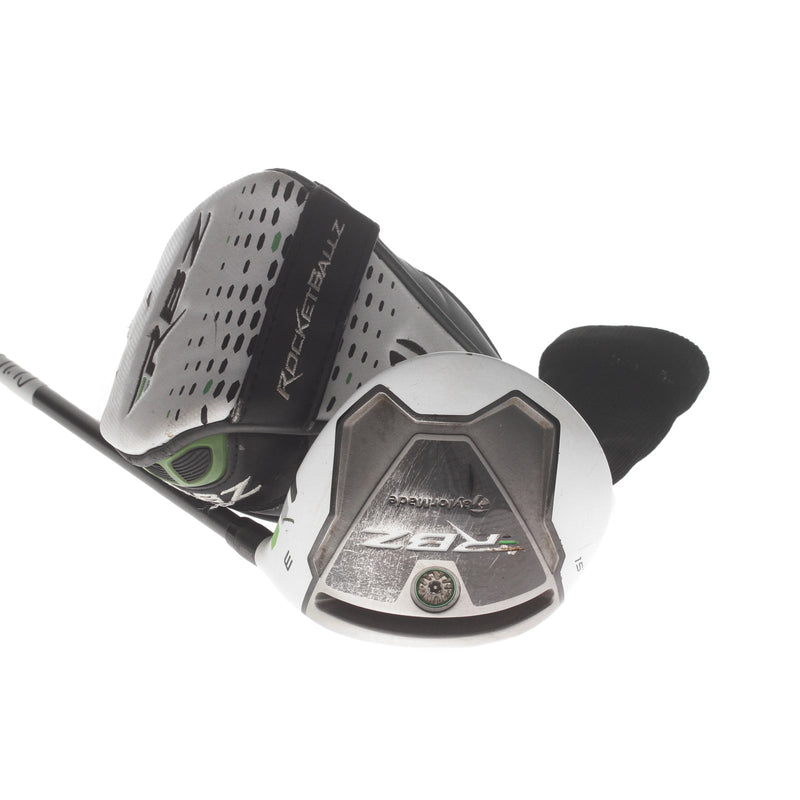 TaylorMade RBZ Graphite Mens Right Hand Fairway 3 Wood 15* Stiff - Matrix Ozik Xcon-5