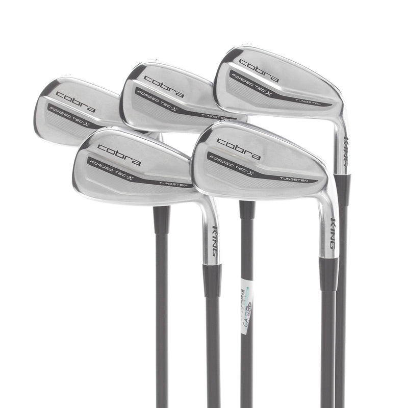 Cobra Forged Tec X Graphite Mens Right Hand Irons 6-PW Senior - KBS PGI 65