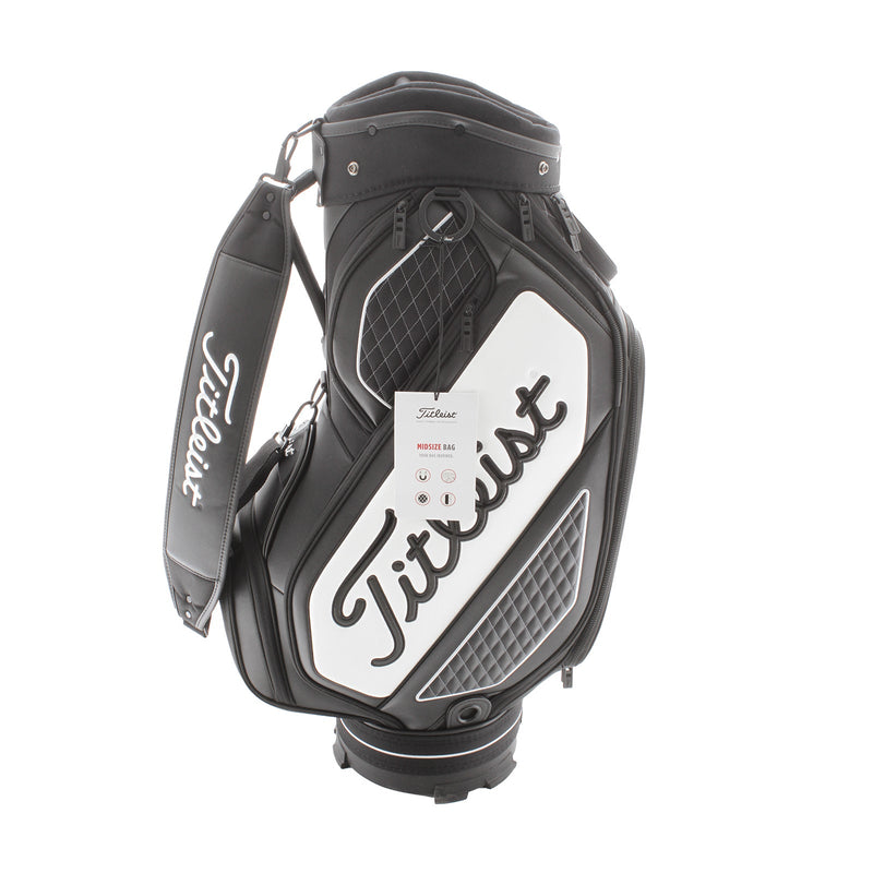 Titleist Tour Series Midsize Cart Bag - Black/White