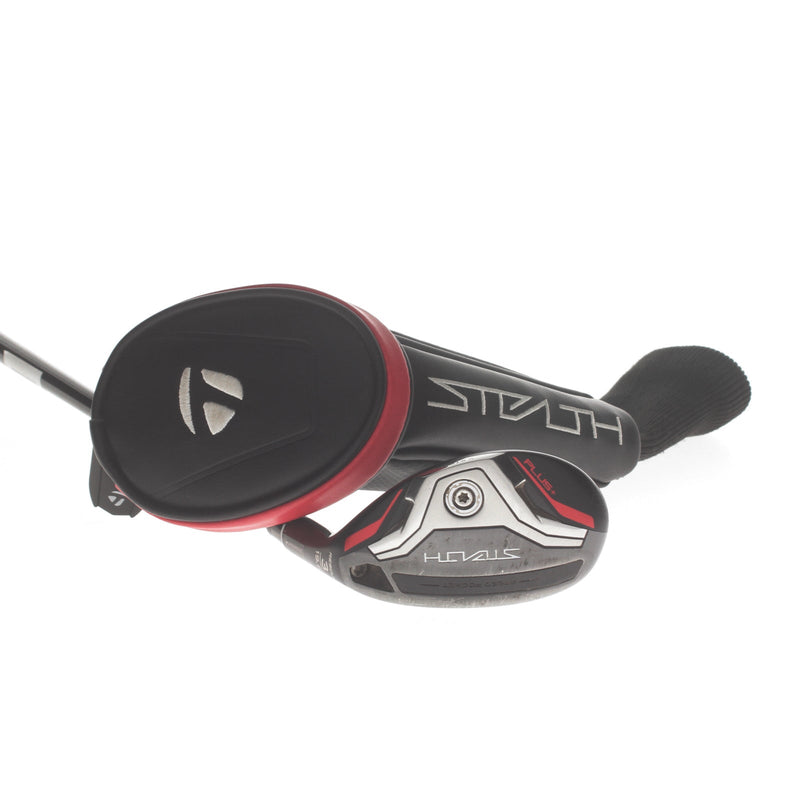 TaylorMade Stealth Plus Graphite Mens Right Hand 3 Hybrid 19.5* Stiff - HZRDUS Smoke RDX Red 80g