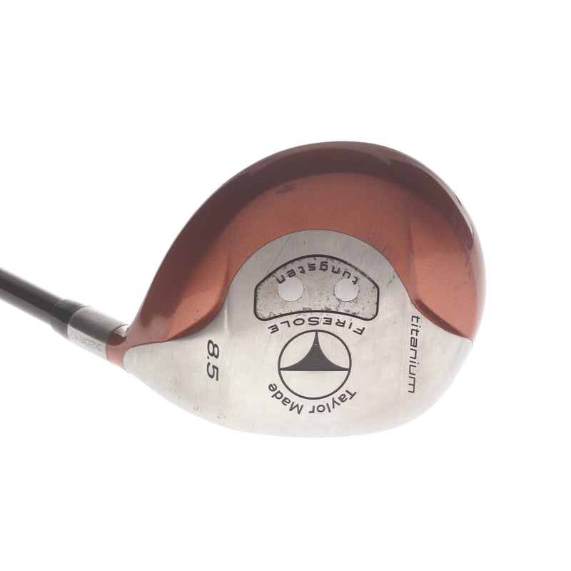 TaylorMade Burner Firesole Titanium Graphite Mens Right Hand Driver 8.5* Stiff - TaylorMade TS-100 Bubble
