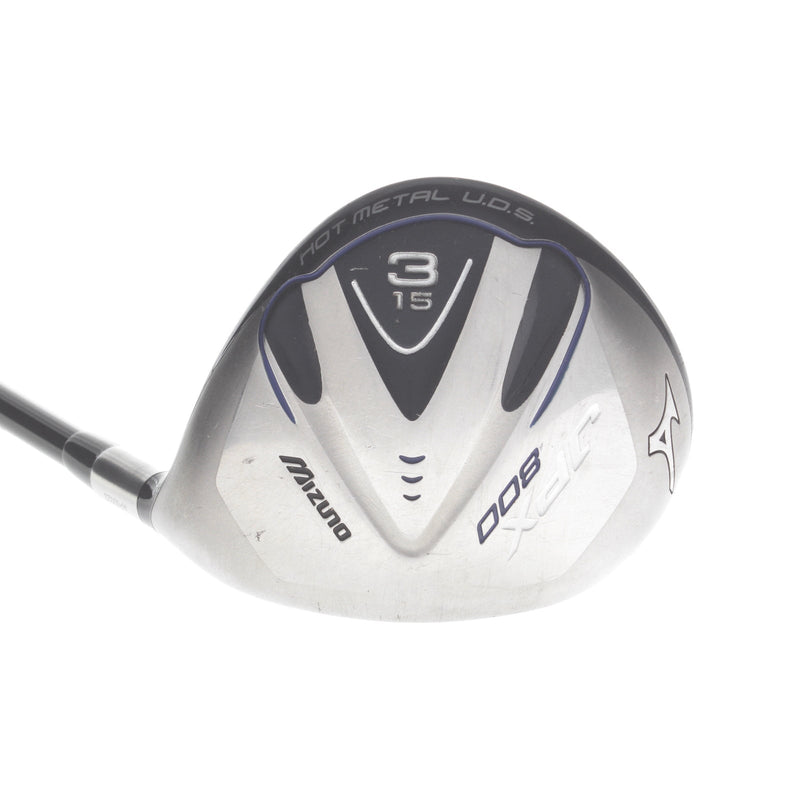 Mizuno JPX 800 Graphite Mens Right Hand Fairway 3 Wood 15* Stiff - Mizuno Exsar FS5 85g