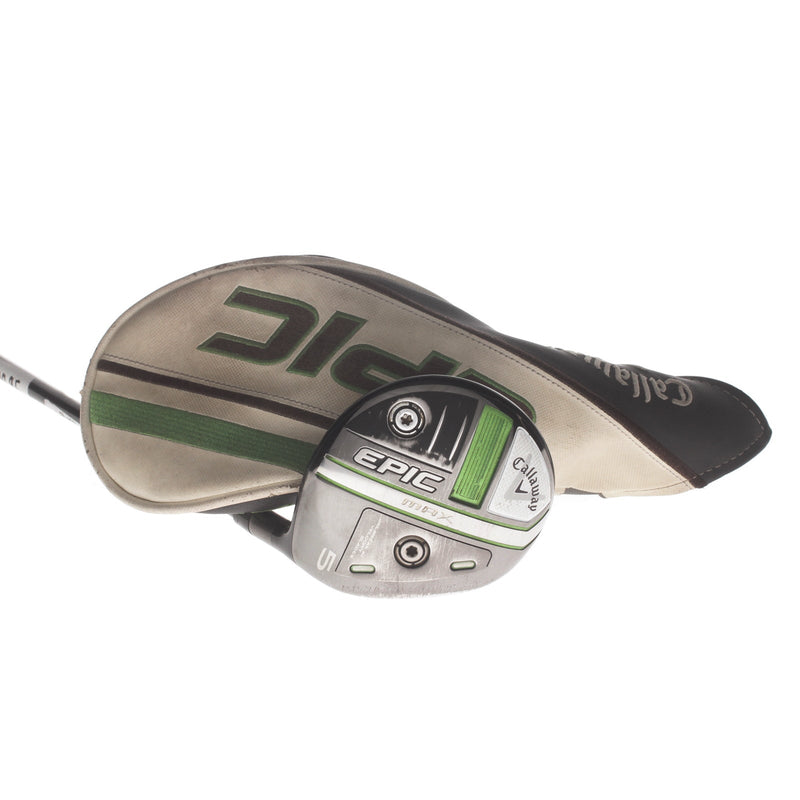 Callaway Epic Max Graphite Mens Right Hand Fairway 5 Wood 19* Regular - HZRDUS Smoke iM10 Green 5.5 60g