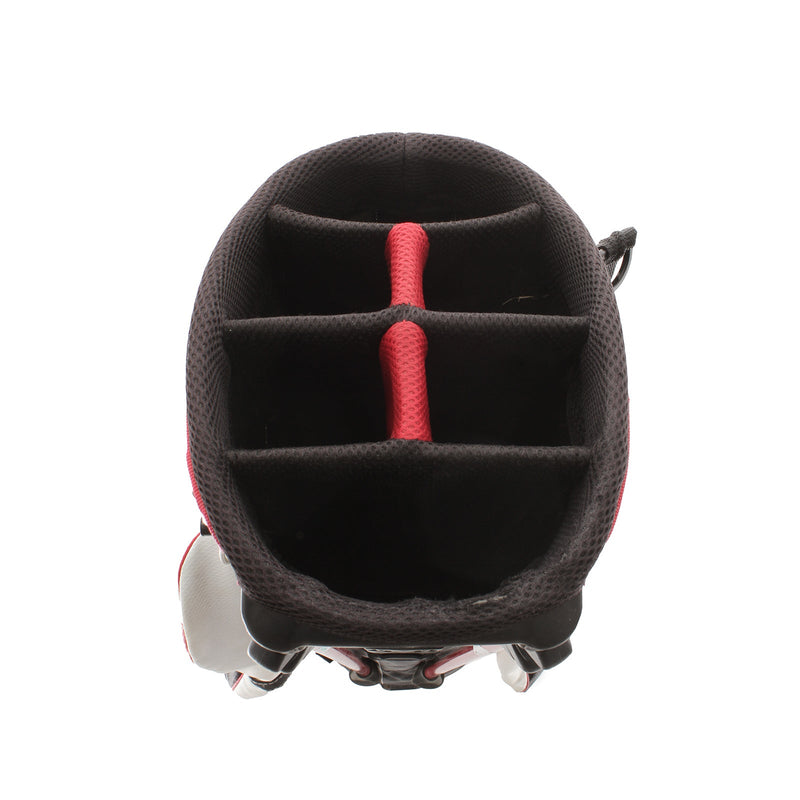 TaylorMade Burner Cart Bag - Black/White Red