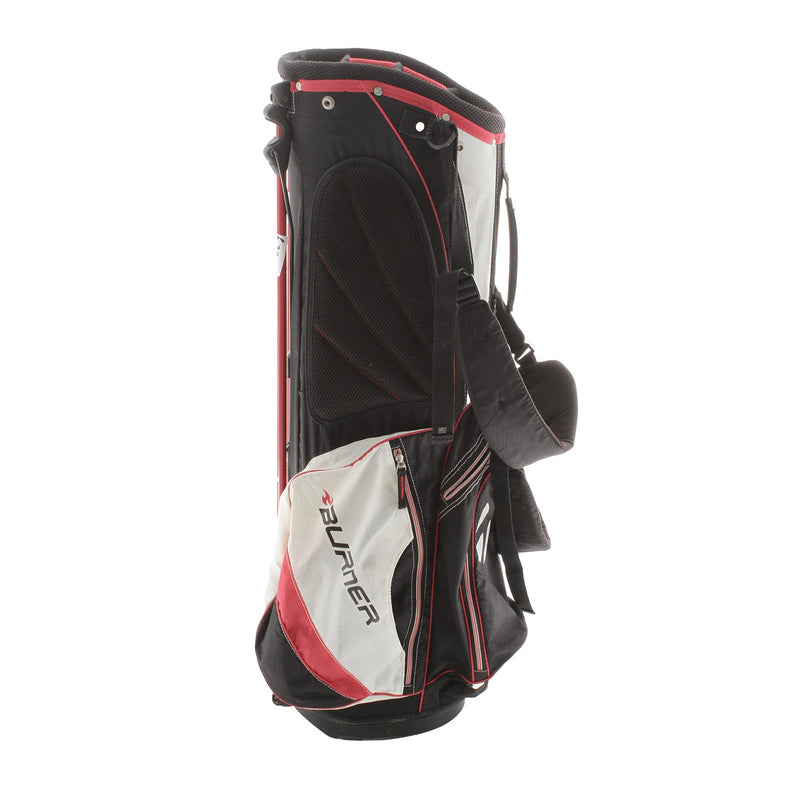 TaylorMade Burner Cart Bag - Black/White Red