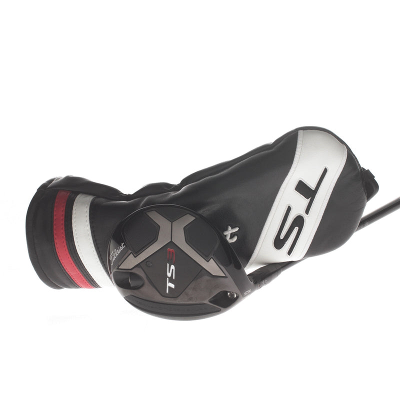 Titleist TS3 Graphite Mens Left Hand Fairway 3 wood HL 16.5* Stiff - HZRDUS Black 80g