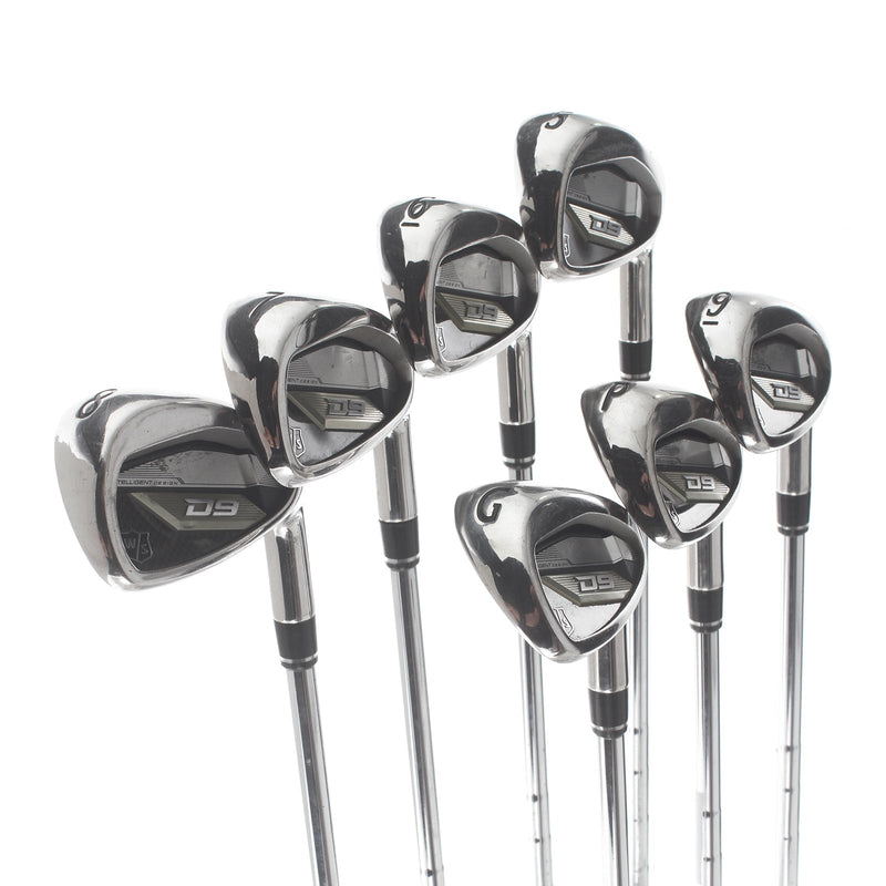 Wilson D9 Steel Mens Right Hand Irons 5-GW Stiff - KBS Tour 120