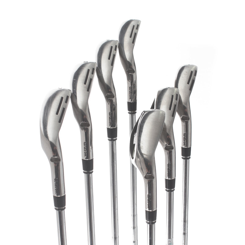 Wilson D9 Steel Mens Right Hand Irons 5-GW Stiff - KBS Tour 120