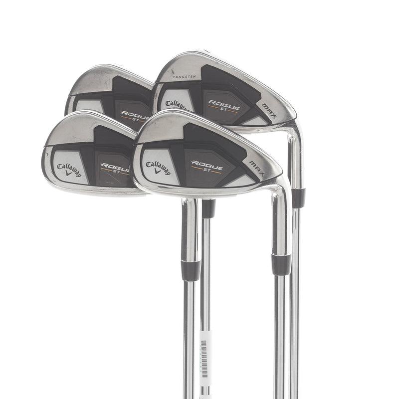 Callaway Rogue ST Max Steel Mens Right Hand Irons 7-PW Regular - Elevate MPH 95