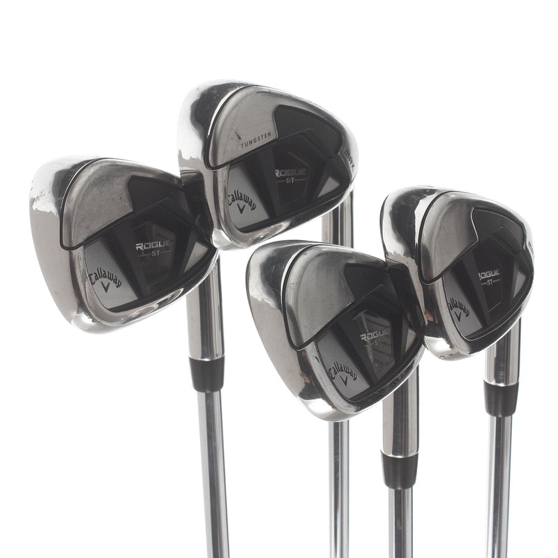 Callaway Rogue ST Max Steel Mens Right Hand Irons 7-PW Regular - Elevate MPH 95