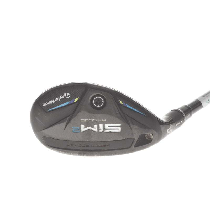 TaylorMade Sim2 Graphite Mens Left Hand 3 Hybrid 19.5* Stiff - Tensei AV Series Blue 80g