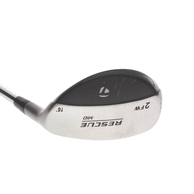 TaylorMade Rescue Mid TP Steel Mens Right Hand 2 Hybrid 16* Stiff - Dynamic Golf S400