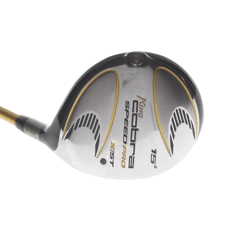 Cobra King Speed Pro Graphite Mens Right Hand Fairway 3 Wood 15* Stiff - Fujikura SPeeder Pro