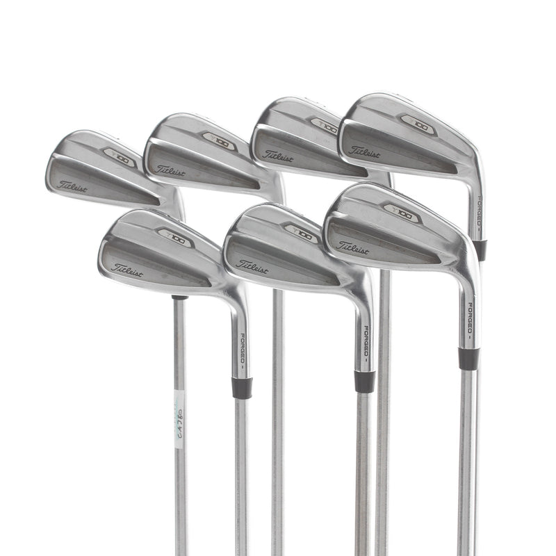 Titleist T100 2021 Steel Mens Right Hand Irons 4-PW Stiff - No Decal