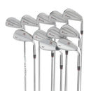 Hakusa Steel Mens Right Hand Irons 3-GW+SW+LW Extra Stiff - Rifle 6.5