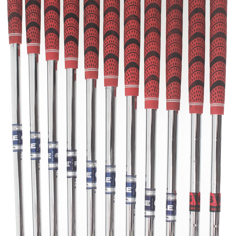 Hakusa Steel Mens Right Hand Irons 3-GW+SW+LW Extra Stiff - Rifle 6.5