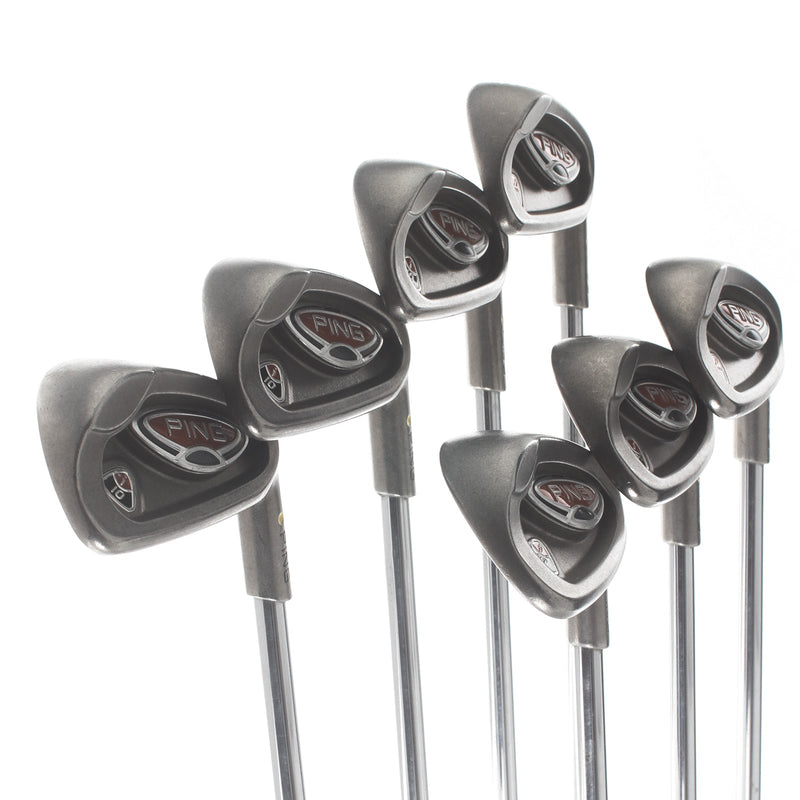 Ping i10 Steel Mens Right Hand Irons 4-PW Yellow Dot 1.5* Upright Regular - Project X Rifle 5.5