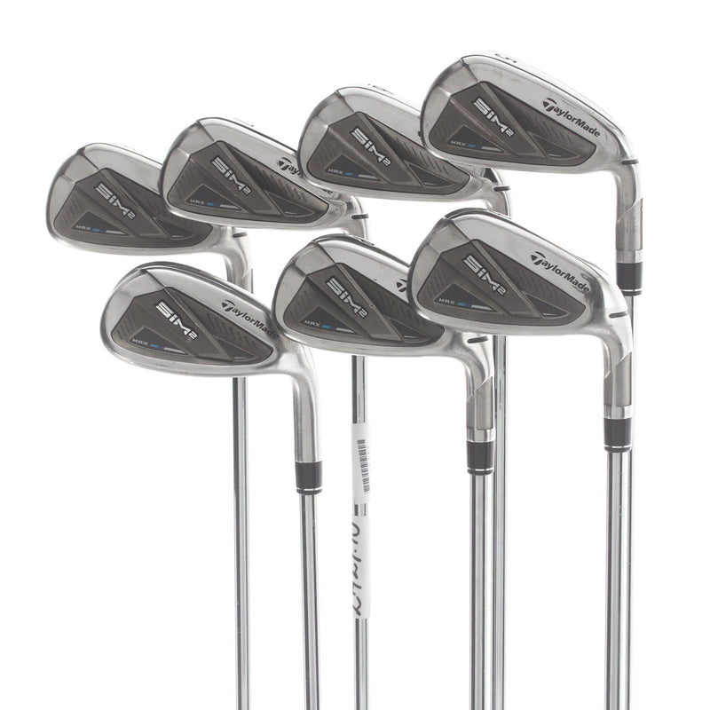 TaylorMade Sim2 Max Steel Mens Right Hand Irons 5-SW Regular - KBS Max MT 85