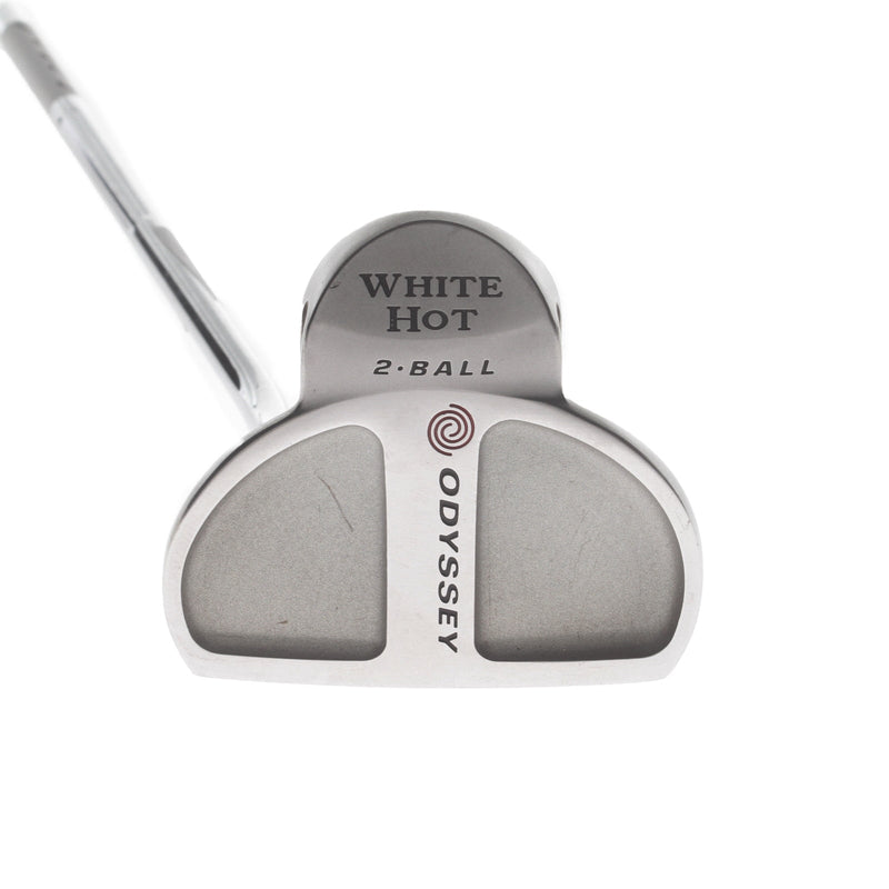 Odyssey White Hot 2-Ball Mens Right Hand Putter 34" Mallet Odyssey - Lamkin Sink Fit Straight