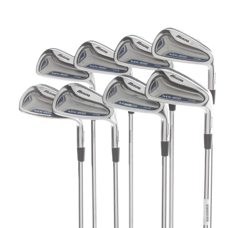 Mizuno MX-200 Steel Mens Right Hand Irons 3-PW Stiff - Dynamic Gold S300