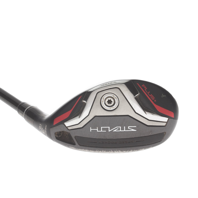 TaylorMade Stealth Plus Graphite Mens Right Hand 3 Hybrid 19.5* Stiff - Hzrdus Smoke Red 6.0 80g