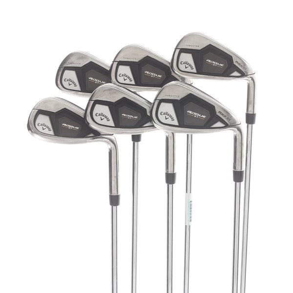 Callaway Rogue ST Max OS Steel Mens Right Hand Irons 6-SW Regular - Elevate MPH 85