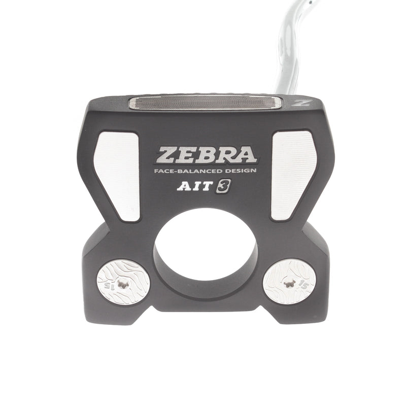 Zebra AIT Series 3 Mens Right Hand Putter 35" Mallet - Zebra
