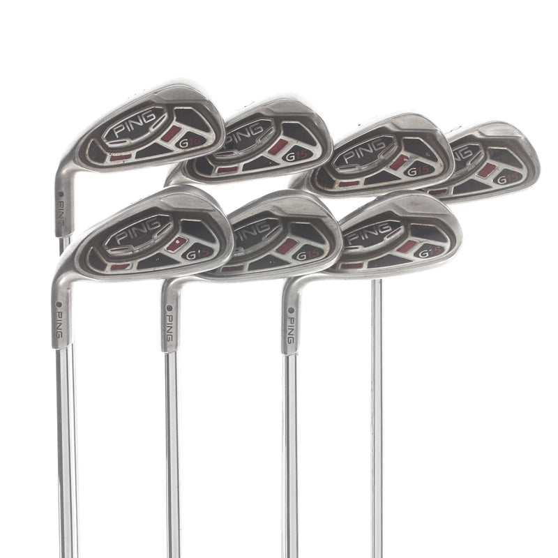 Ping G15 Steel Mens Left Hand Irons 5-SW Regular - Ping AWT