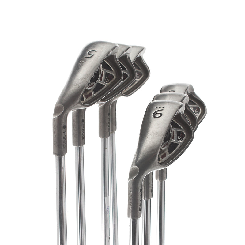 Ping G15 Steel Mens Left Hand Irons 5-SW Regular - Ping AWT