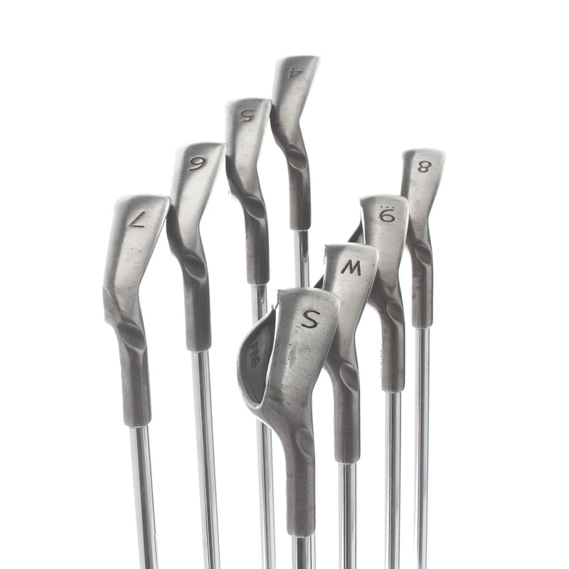 Ping G25 Steel Mens Right Hand Irons 4-SW White Dot 3* Upright Regular - Ping CFS