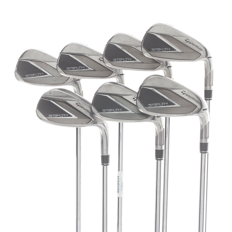 TaylorMade Stealth Steel Mens Right Hand Irons 5-SW Regular - KBS Tour Lite
